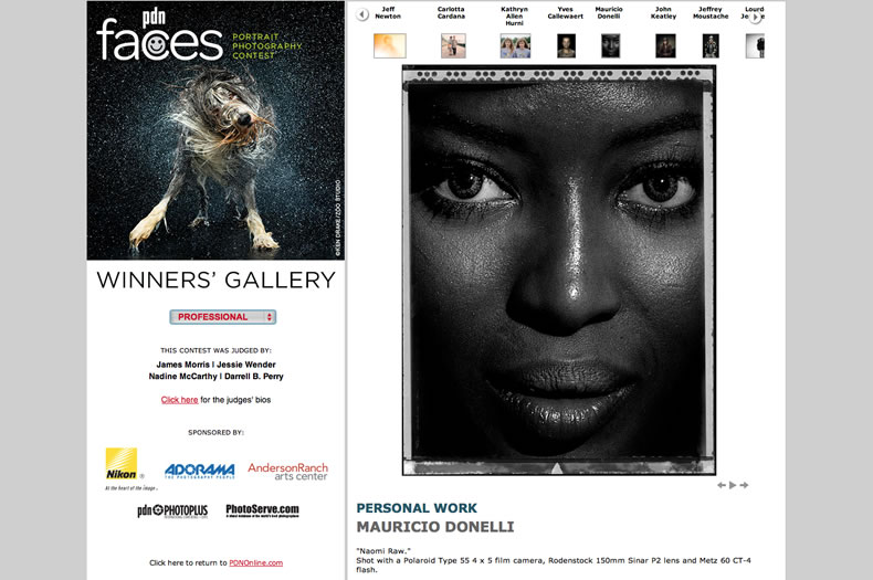 pdn faces portrait photography contest 2013