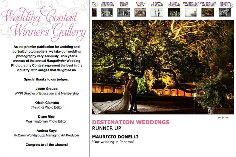 Rangefinder 2013 Wedding Contest - Runner Up Destination Wedding